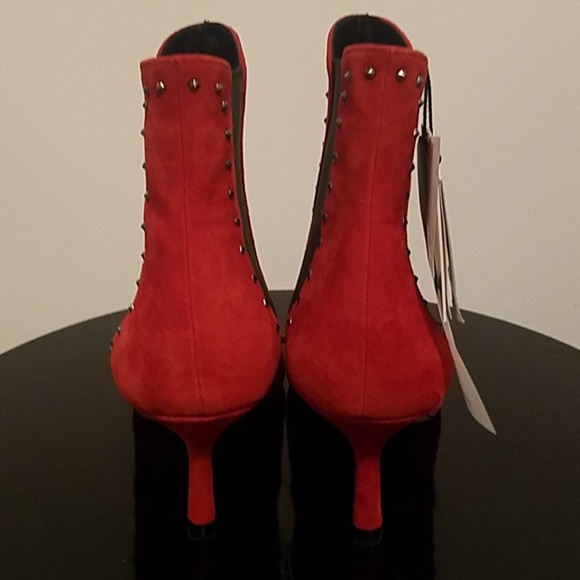 boots rouge zara